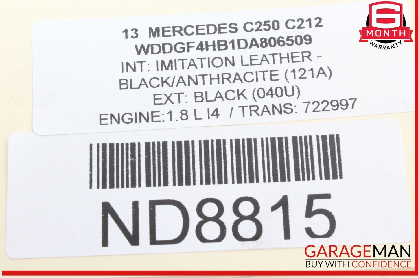 12-15 Mercedes W204 C250 SLK250 M271 Engine Throttle Body 2661410525 OEM