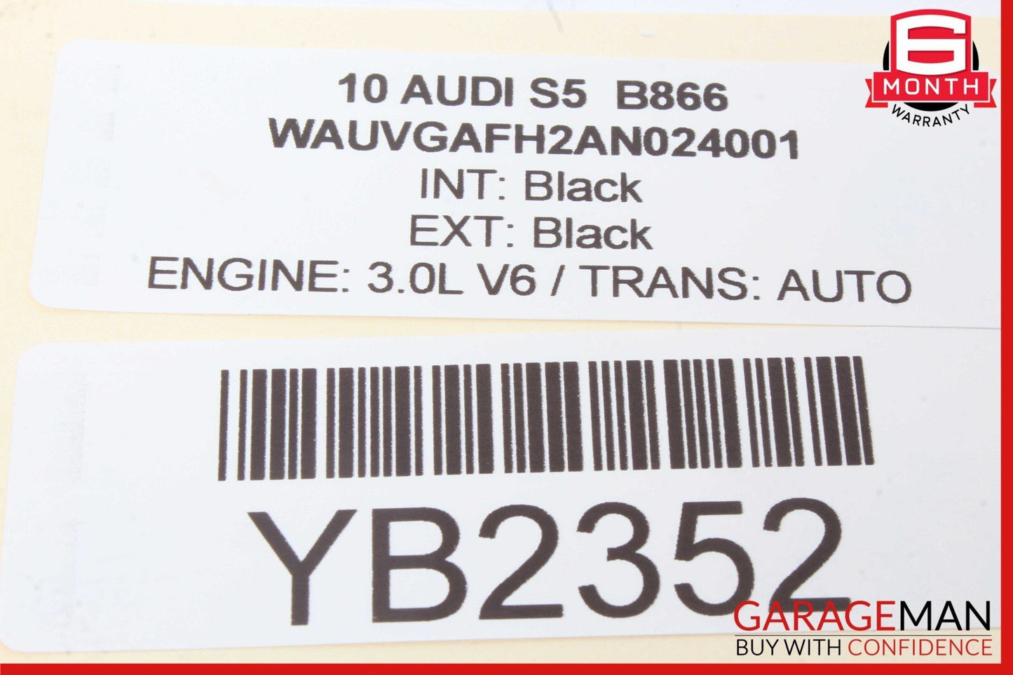 08-13 Audi S5 Rear Trunk Actuator Lock Latch Actuator Assembly OEM