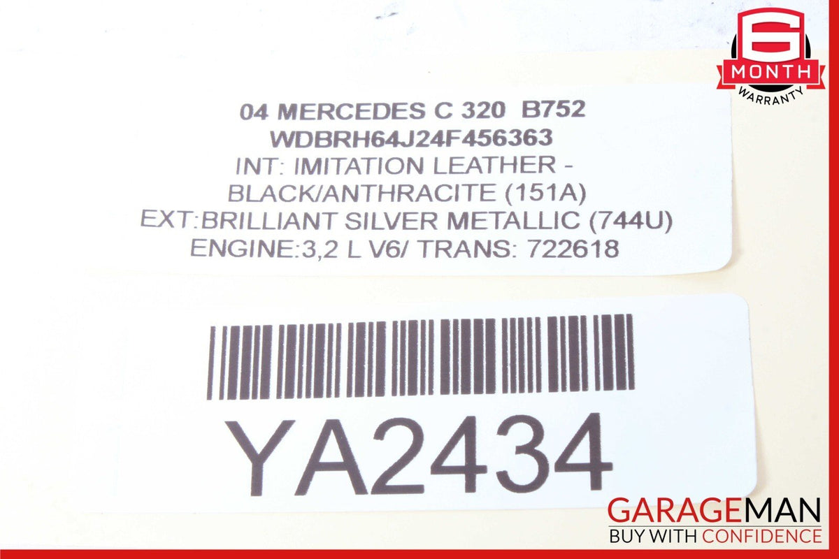 01-07 Mercedes-Benz C320 W203 Left Front Door Control Module 2038201585 OEM