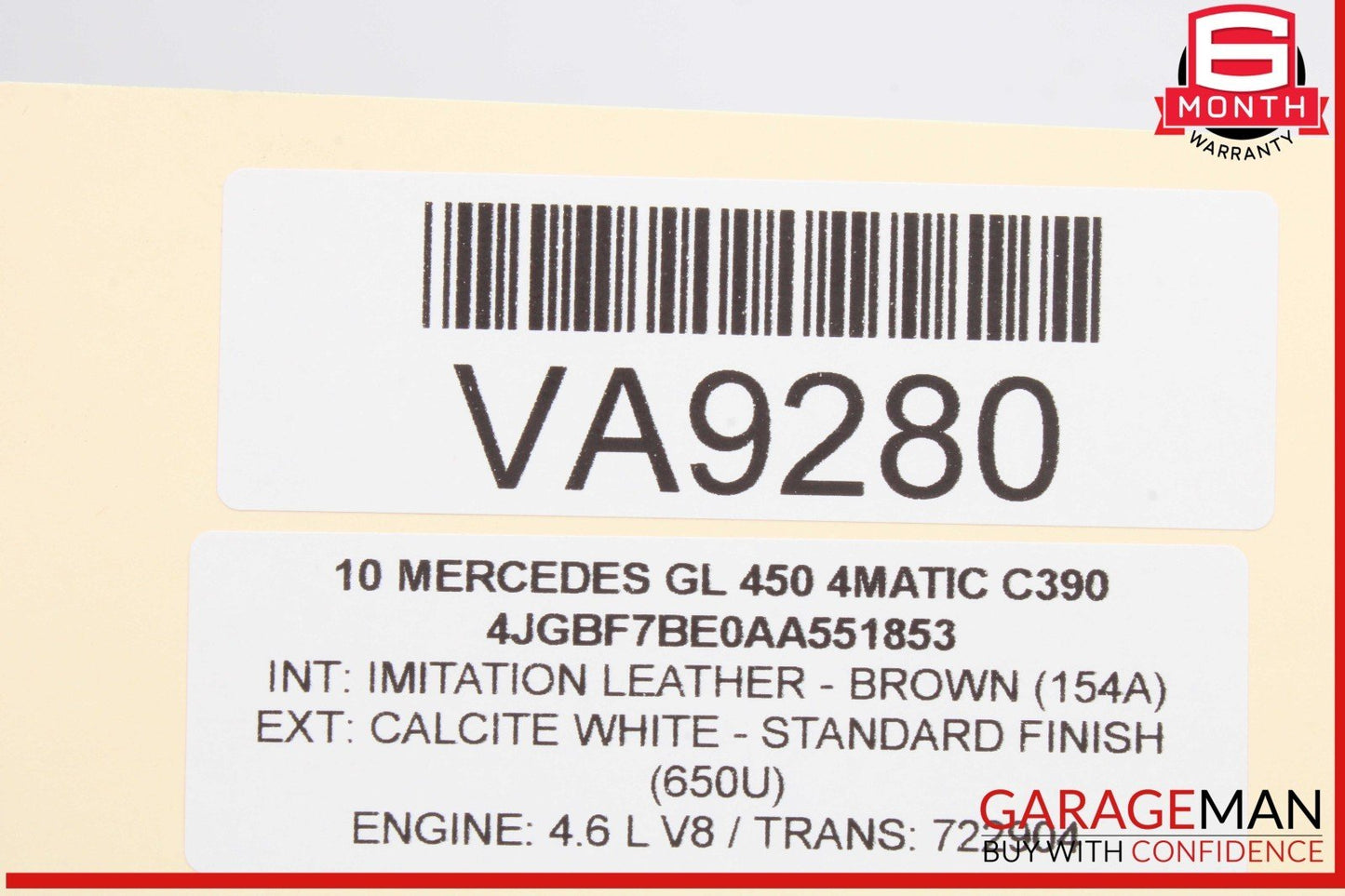 06-13 Mercedes X164 GL450 ML350 Front Right Side Window Regulator Motor OEM