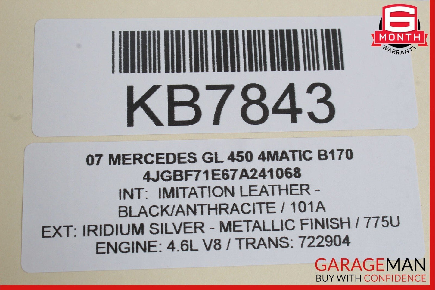 07-12 Mercedes X164 GL450 GL350 Rear Right And Left Seat Fold Control Switch OEM