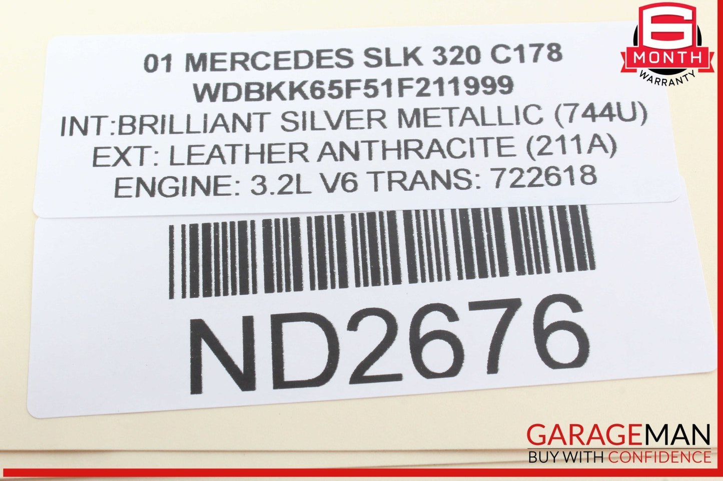 00-09 Mercedes R170 SLK320 SLK230 Voice Command Control Module 2038204826 OEM