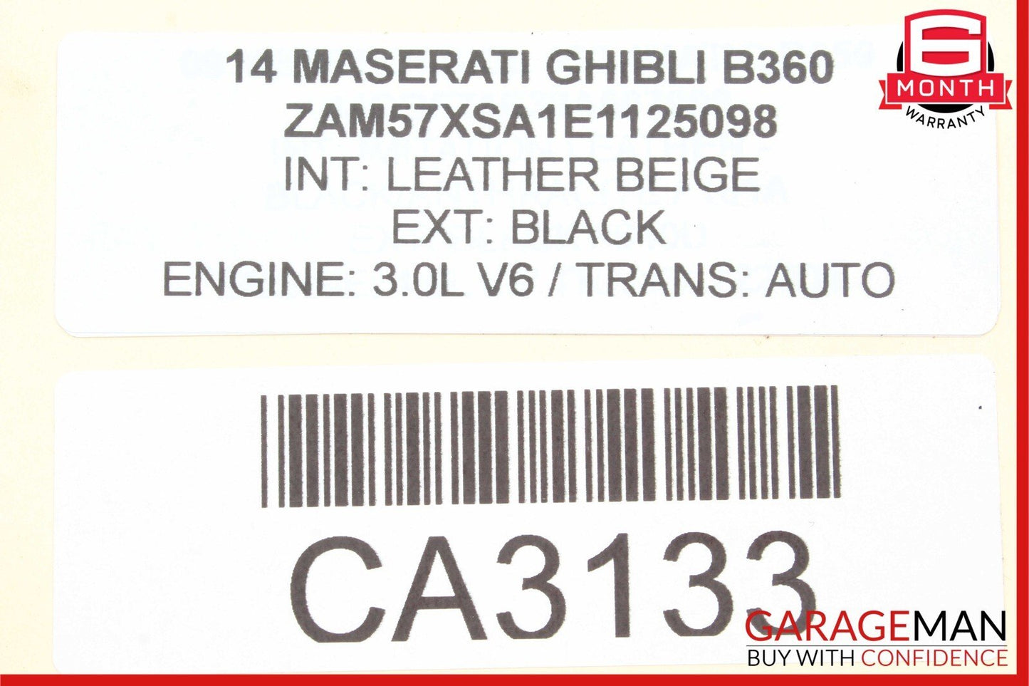 14-17 Maserati Ghibli Front Left Driver Side Suspension Lower Control Arm