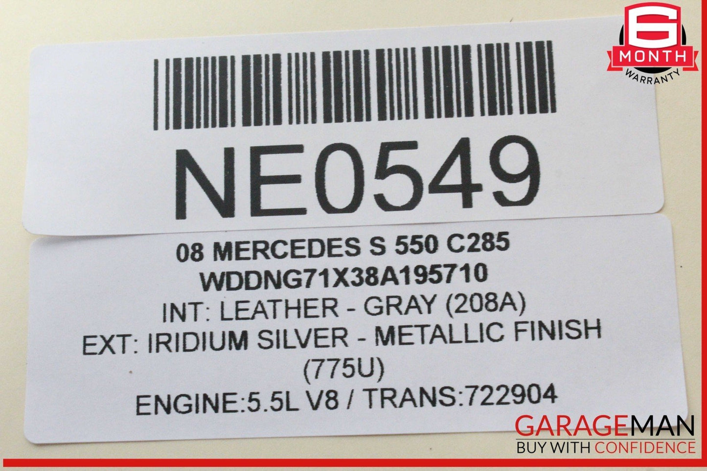 Mercedes W221 S550 GL450 Voice Communication Control Module 2048202085 OEM