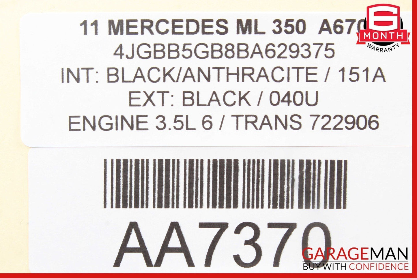 06-13 Mercedes GLK350 R350 ML350 ML550 Power Inverter Control Module Unit