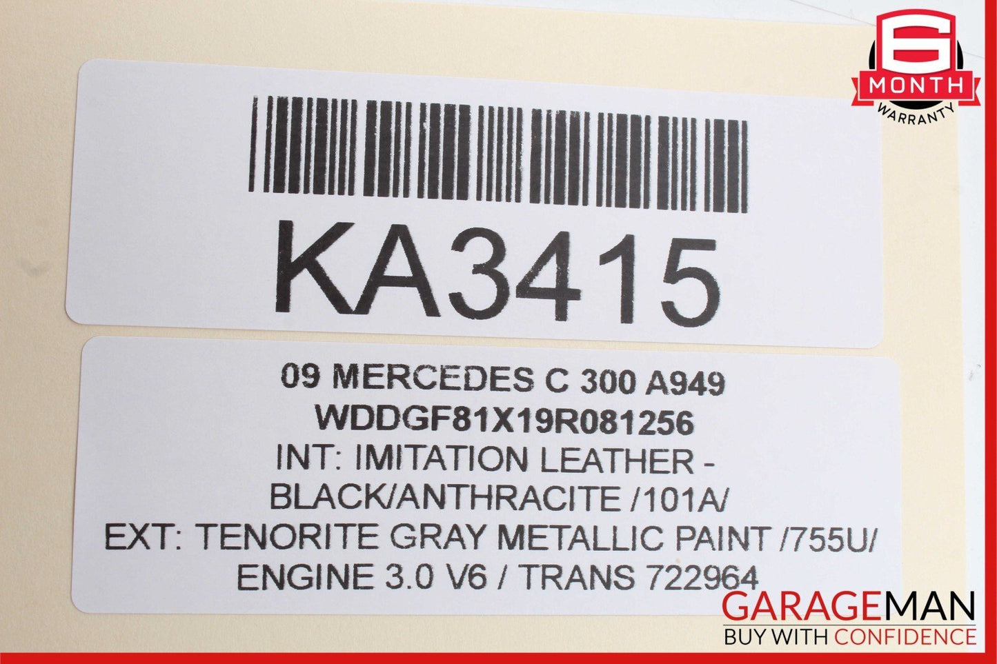 08-18 Mercedes W204 C300 C250 E400 Front Right Side Door Control Module Unit