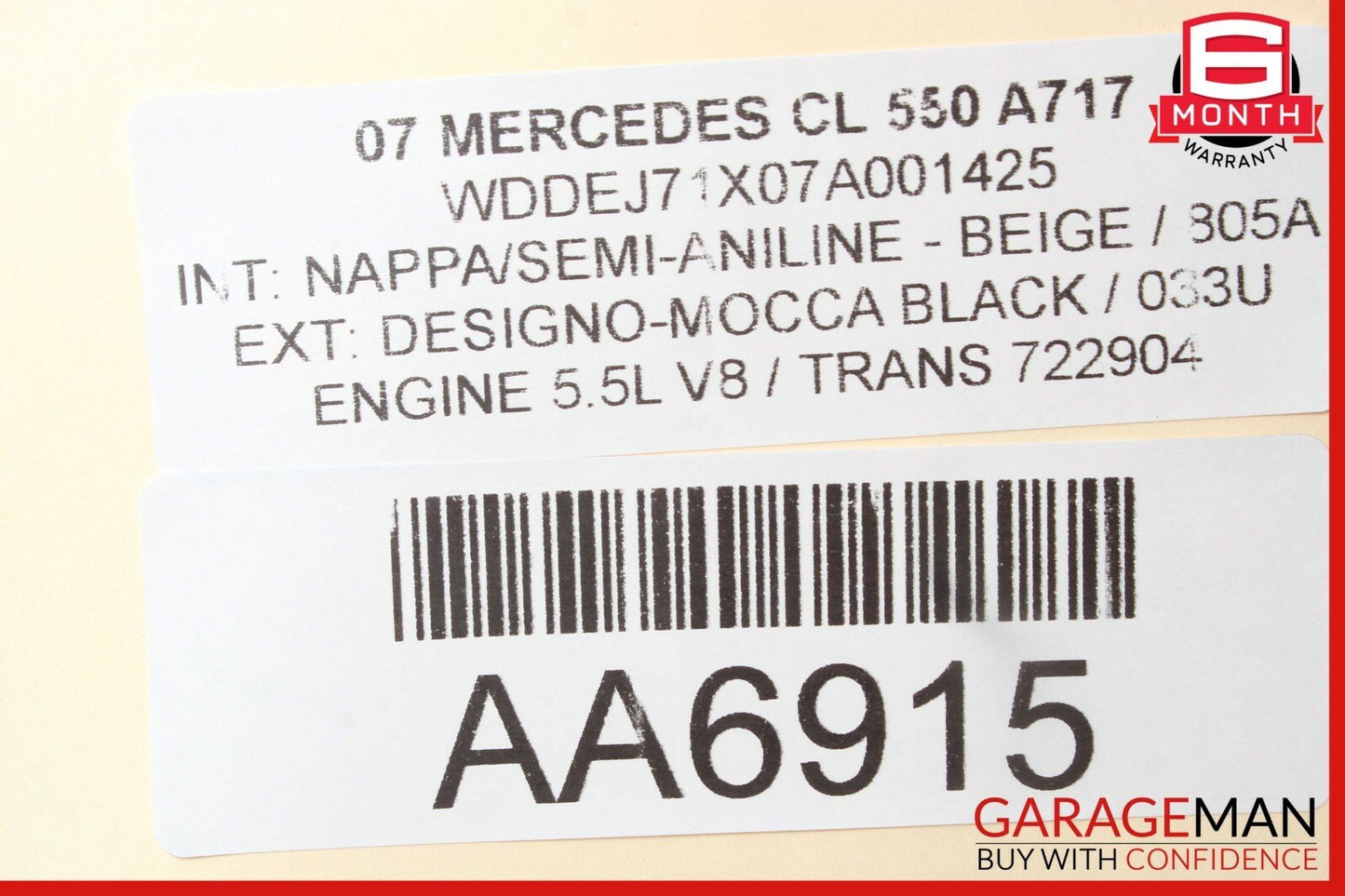 07-09 Mercedes W216 S550 CL550 AC A/C Air Conditioning Condenser OEM