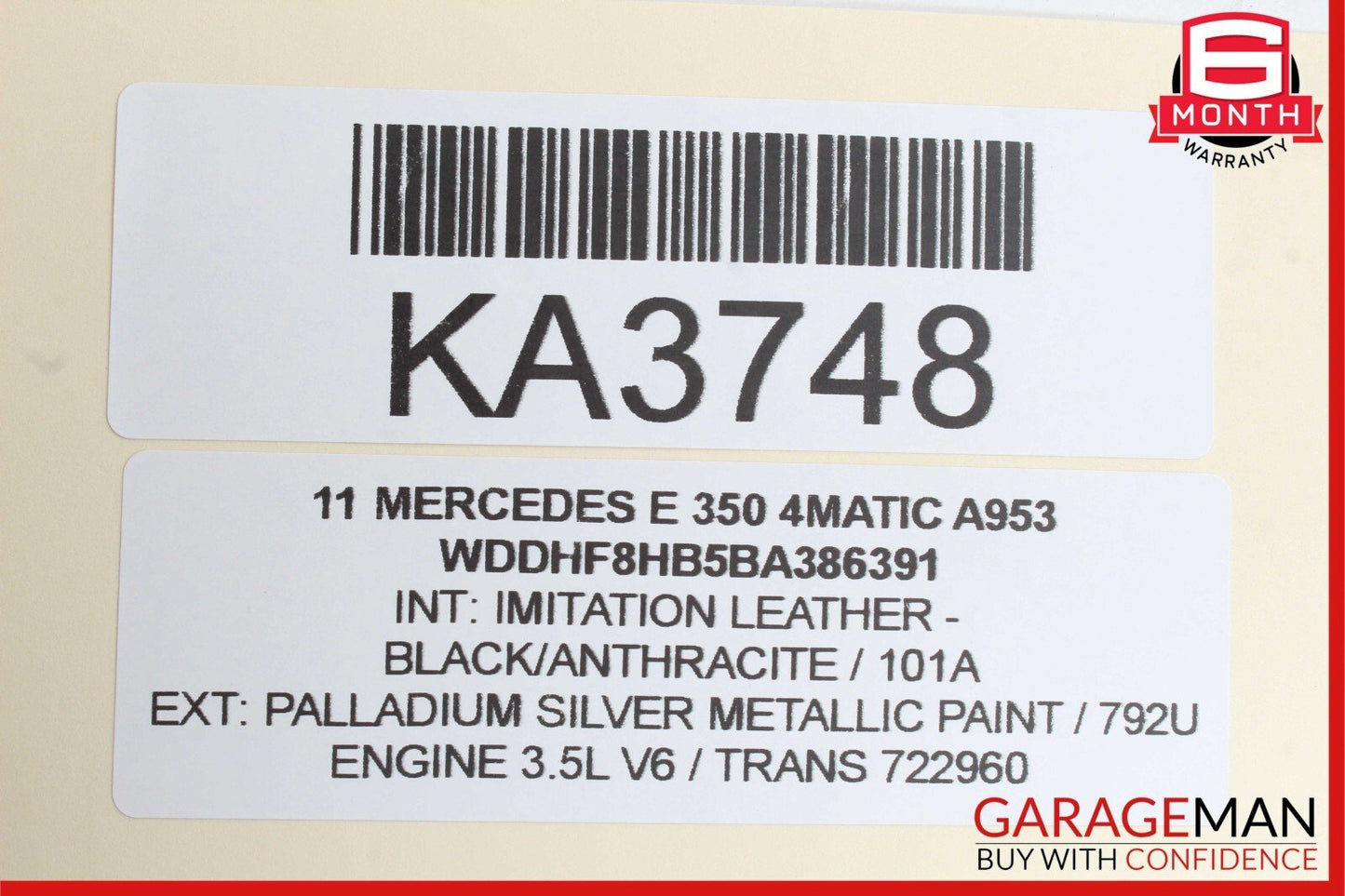 08-18 Mercedes W212 E350 SLK350 E400 Front Left Side Door Control Module OEM