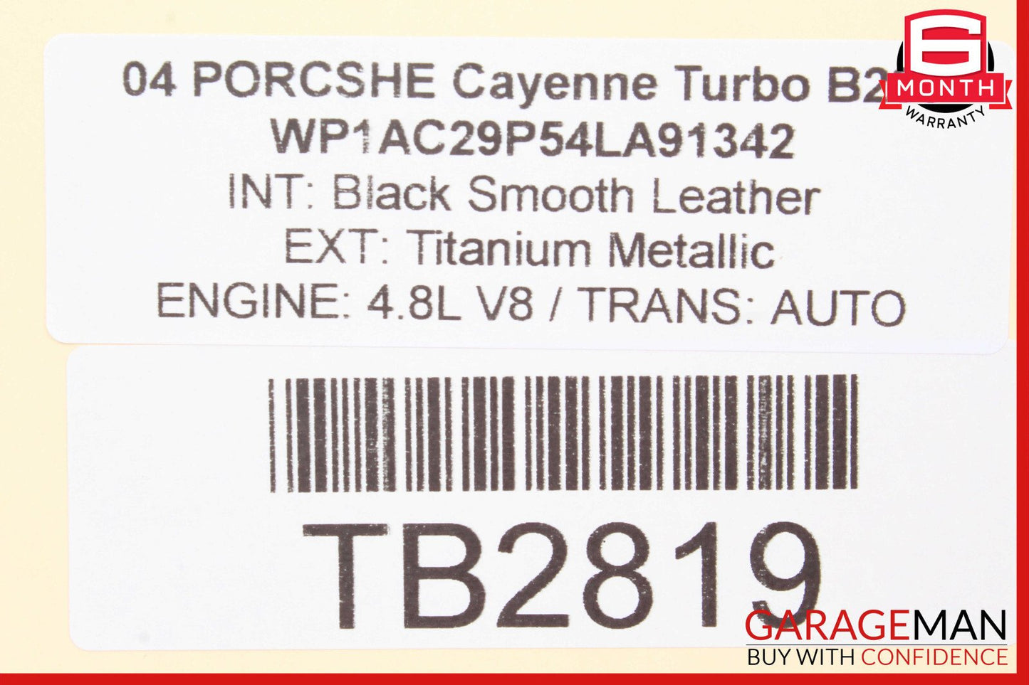 03-10 Porsche Cayenne 955 957 Rear Tailgate Latch Window Lock Actuator Assembly