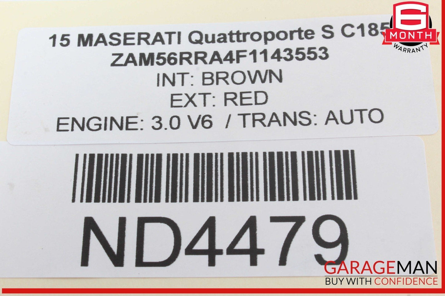 14-17 Maserati Quattroporte S Rear Right or Left Side Control Arm 670007251 OEM