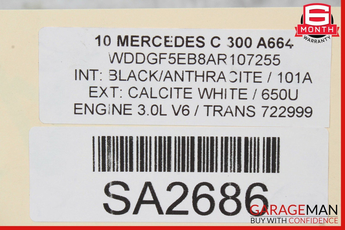 09-11 Mercedes W204 C300 SLK280 RWD 7G Automatic Transmission 722.999 OEM 169k