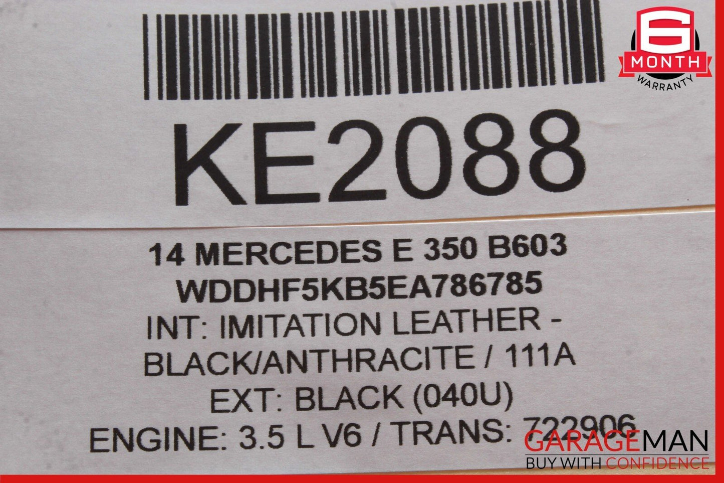 12-18 Mercedes W212 E350 SLK350 Engine Motor Brake Vacuum Pump 2762300065 OEM