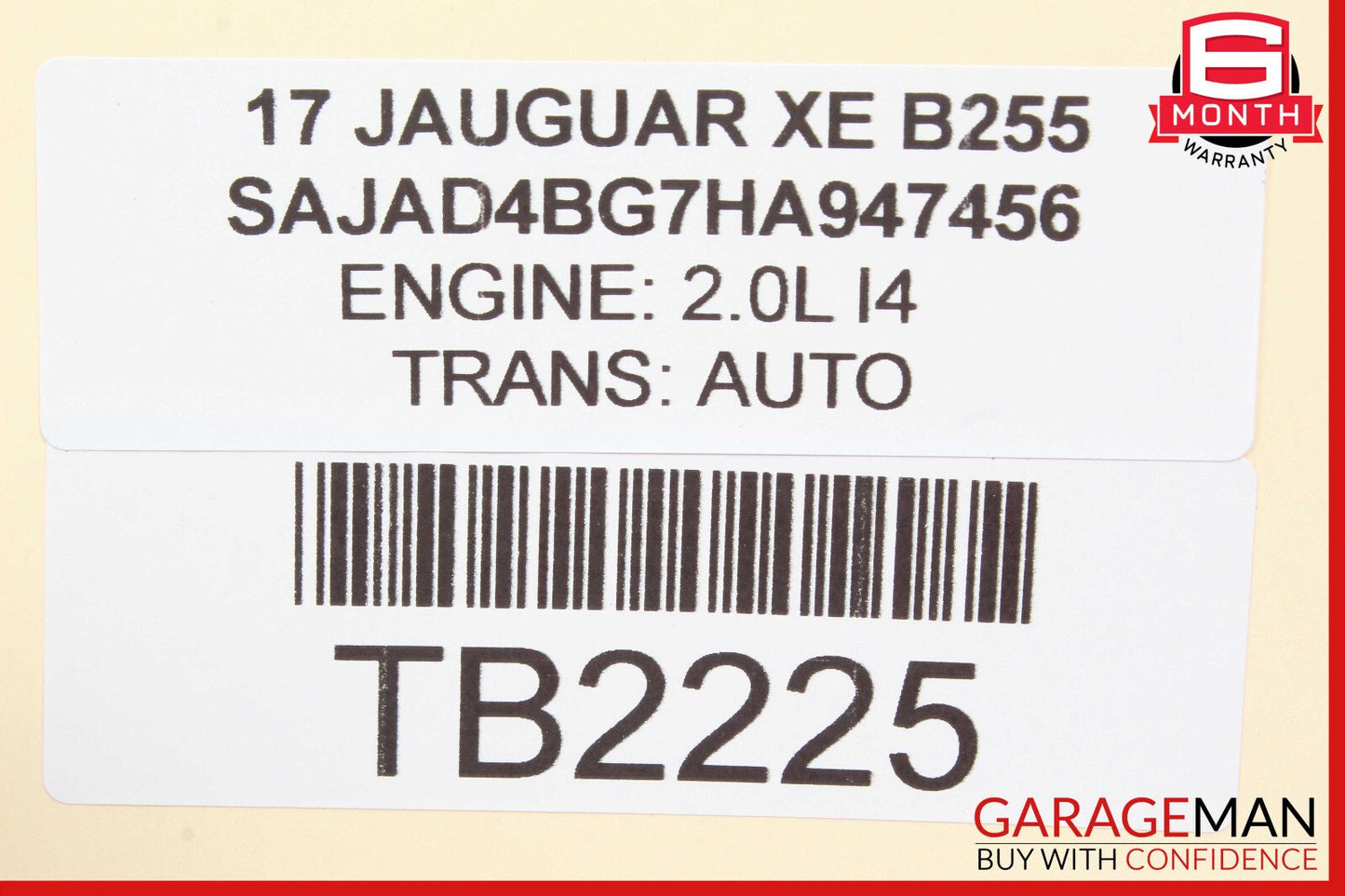 17-19 Jaguar XE Front Right Passenger Side Exterior Door Handle OEM