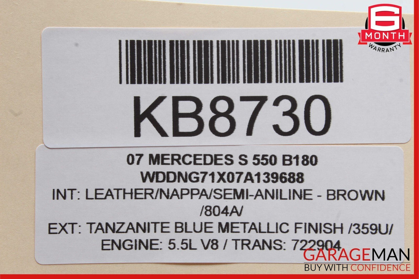 07-13 Mercedes W221 S550 CL550 Front Right Dash AC A/C Air Vent Trim Grill OEM