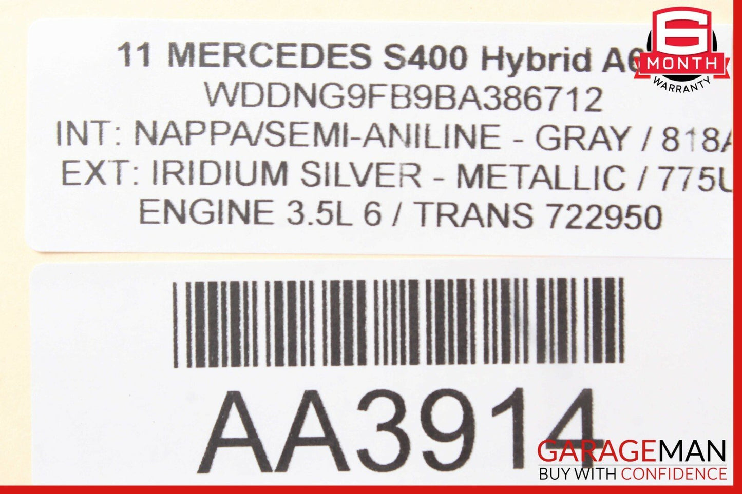 10-13 Mercedes W221 S400 S550 Power Steering Fluid Reservoir 2214660302 OEM