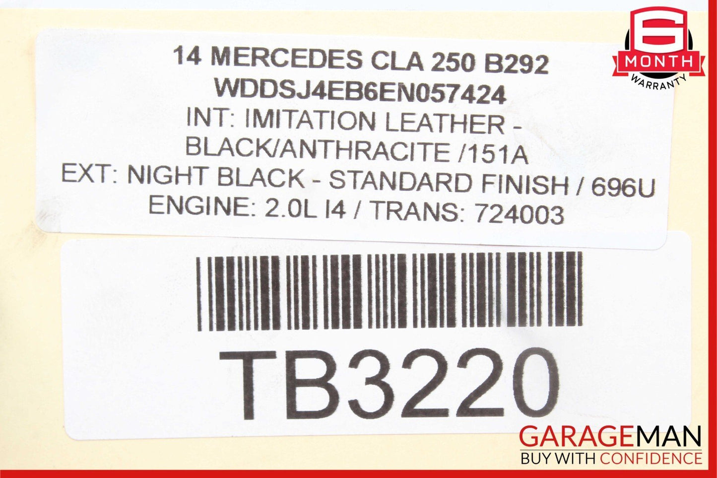 14-18 Mercedes W117 CL250 Rear Right Passenger Spindle Knuckle Hub Bearing OEM