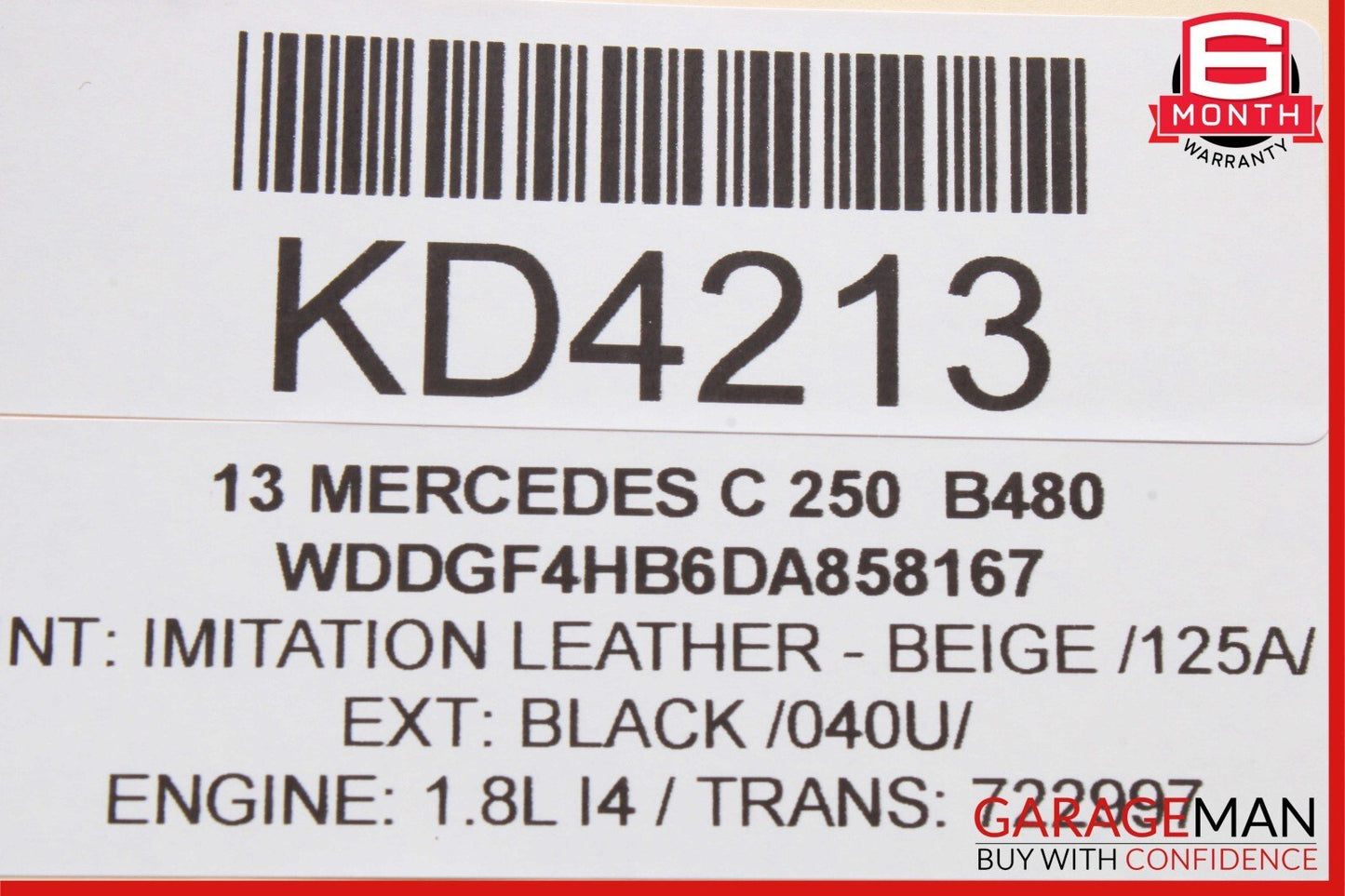 08-18 Mercedes X204 GLK250 C250 Front Right Side Door Controller Module Unit