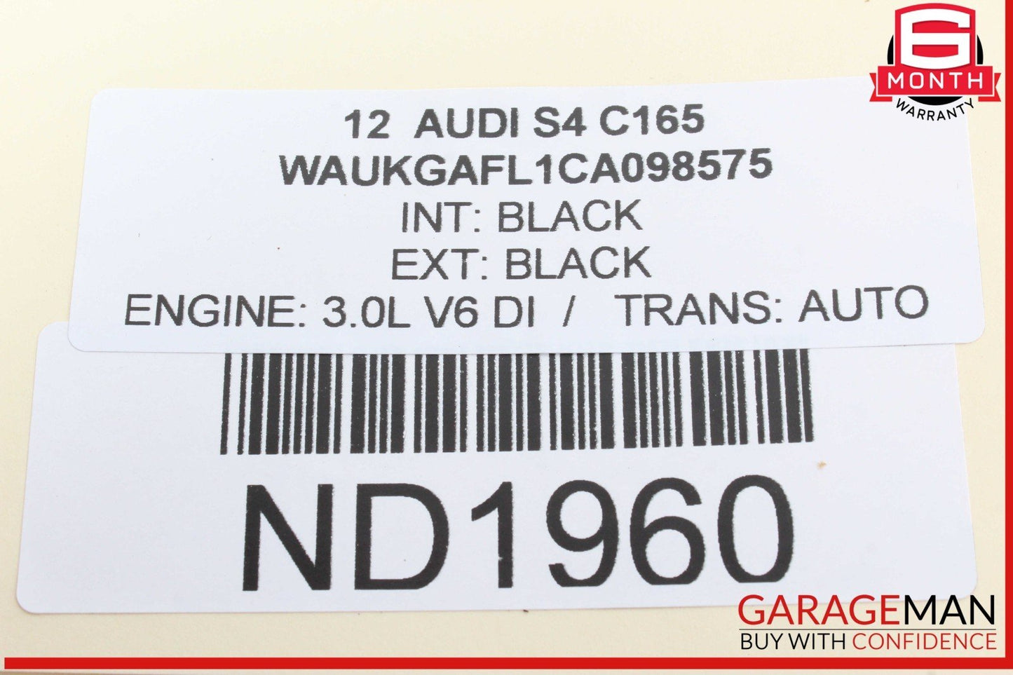 08-12 Audi S4 Park Parking Assist Distance Control Module Unit 8K0919475T OEM