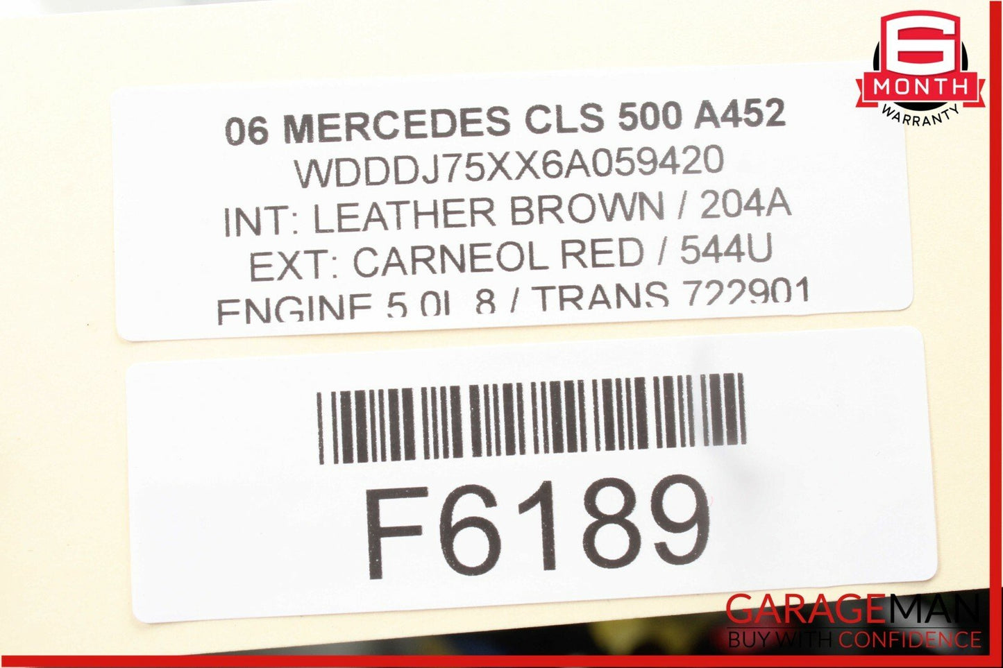 06-11 Mercedes W219 CLS500 CLS55 AMG Rear Left Door Control Module 2198200226