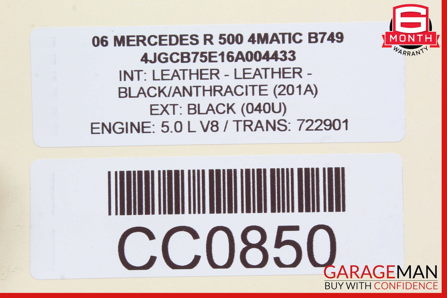 06-13 Mercedes W251 R350 Rear Right Side Upper Control Arm OEM