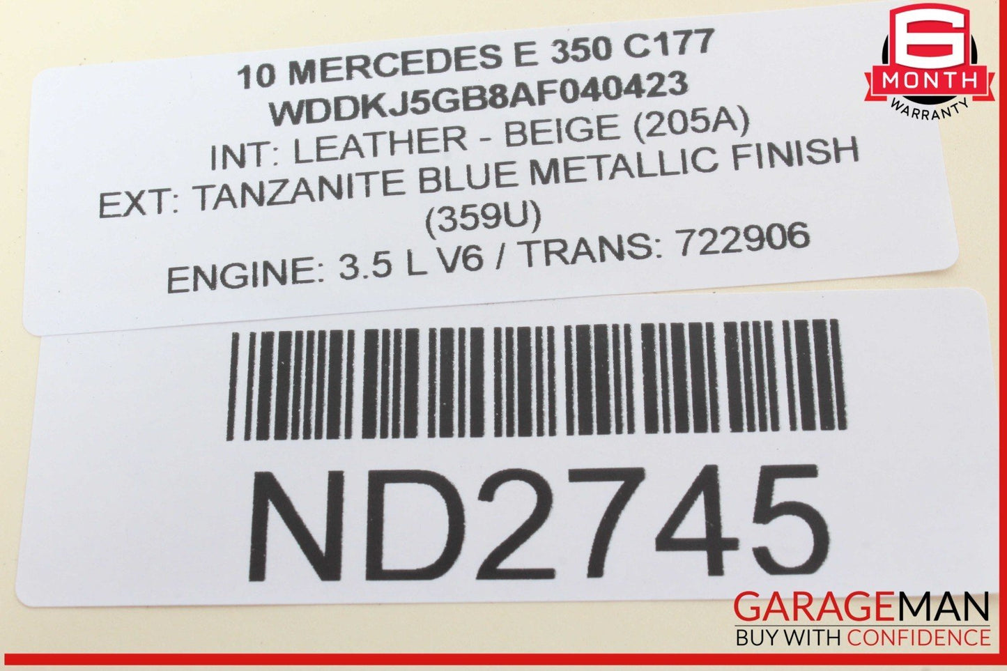 08-18 Mercedes W212 E350 C250 GLK350 Brake Pedal Assembly 204290021 OEM