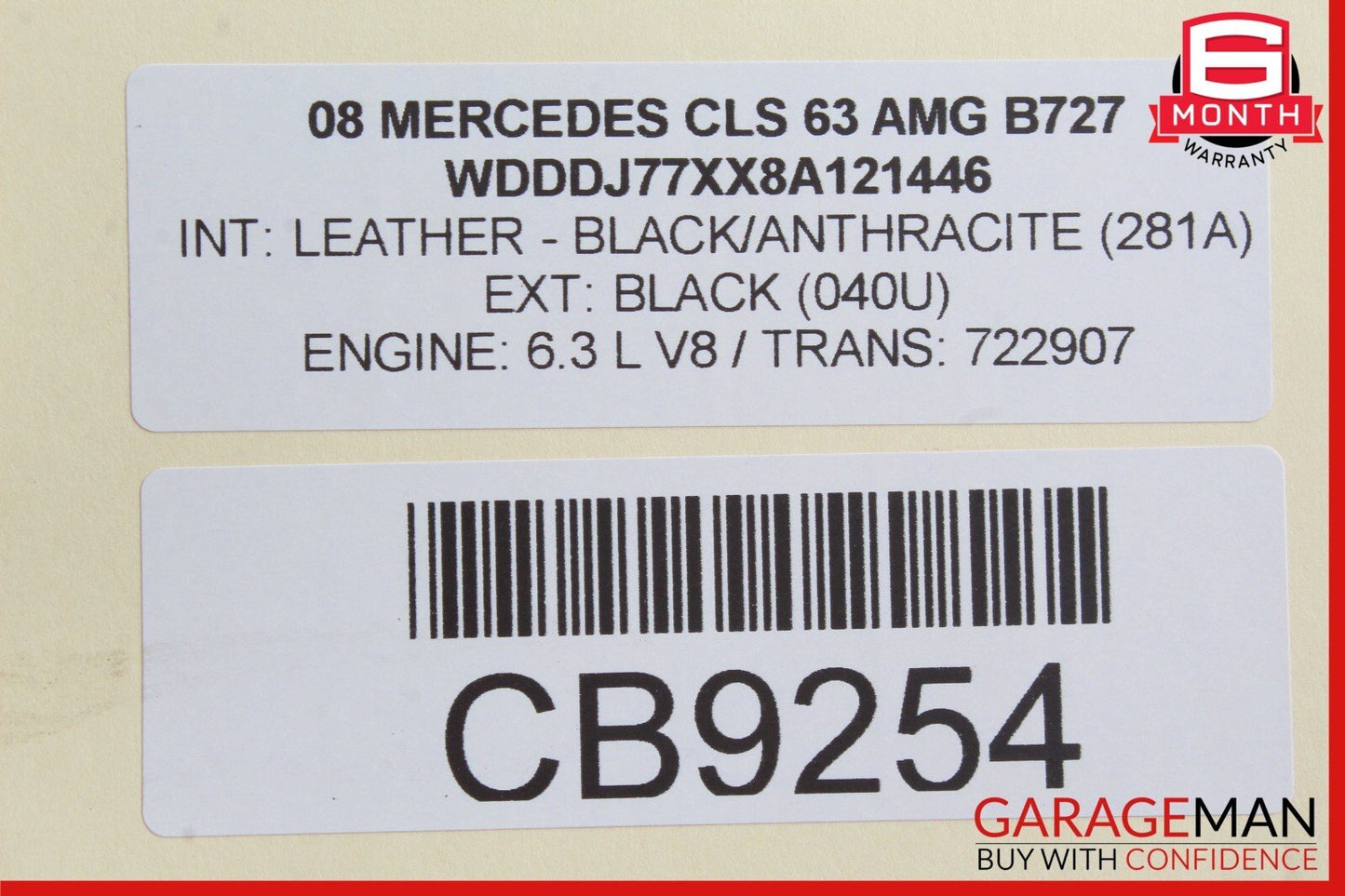 06-11 Mercedes W219 CLS63 AMG CLS550 Front Left Side Lower Control Arm OEM