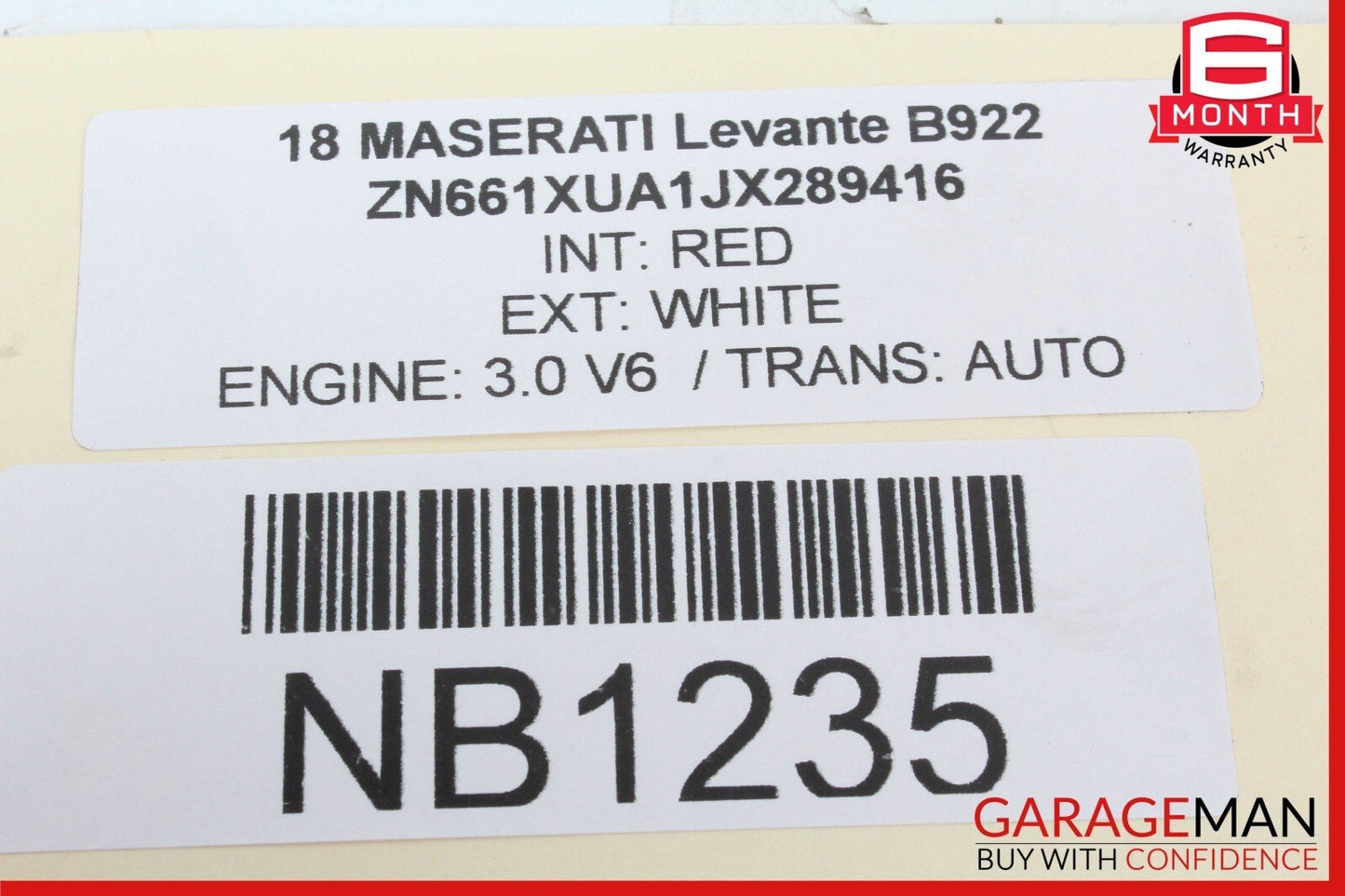 17-20 Maserati Levante Gear Shifter Cup Holder Bezel Trim w/ Switches OEM
