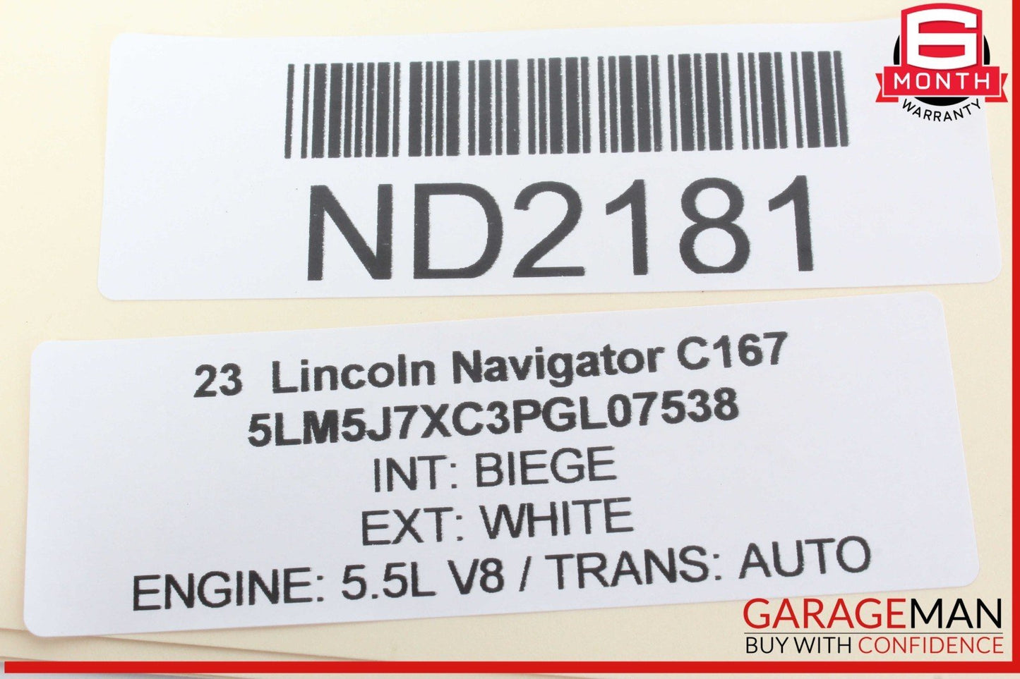 20-24 Lincoln Aviator Front Right Passenger Side Door Control Module Unit OEM