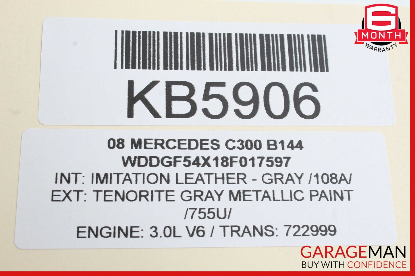 08-18 Mercedes W204 C300 GLK350 C250 Rear Right Side Door Control Module OEM