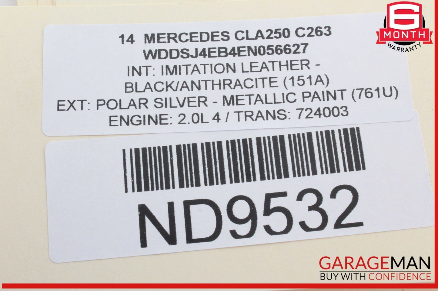14-19 Mercedes W117 CLA250 Front Center AC A/C Air Vent Nozzle Trim Grill OEM