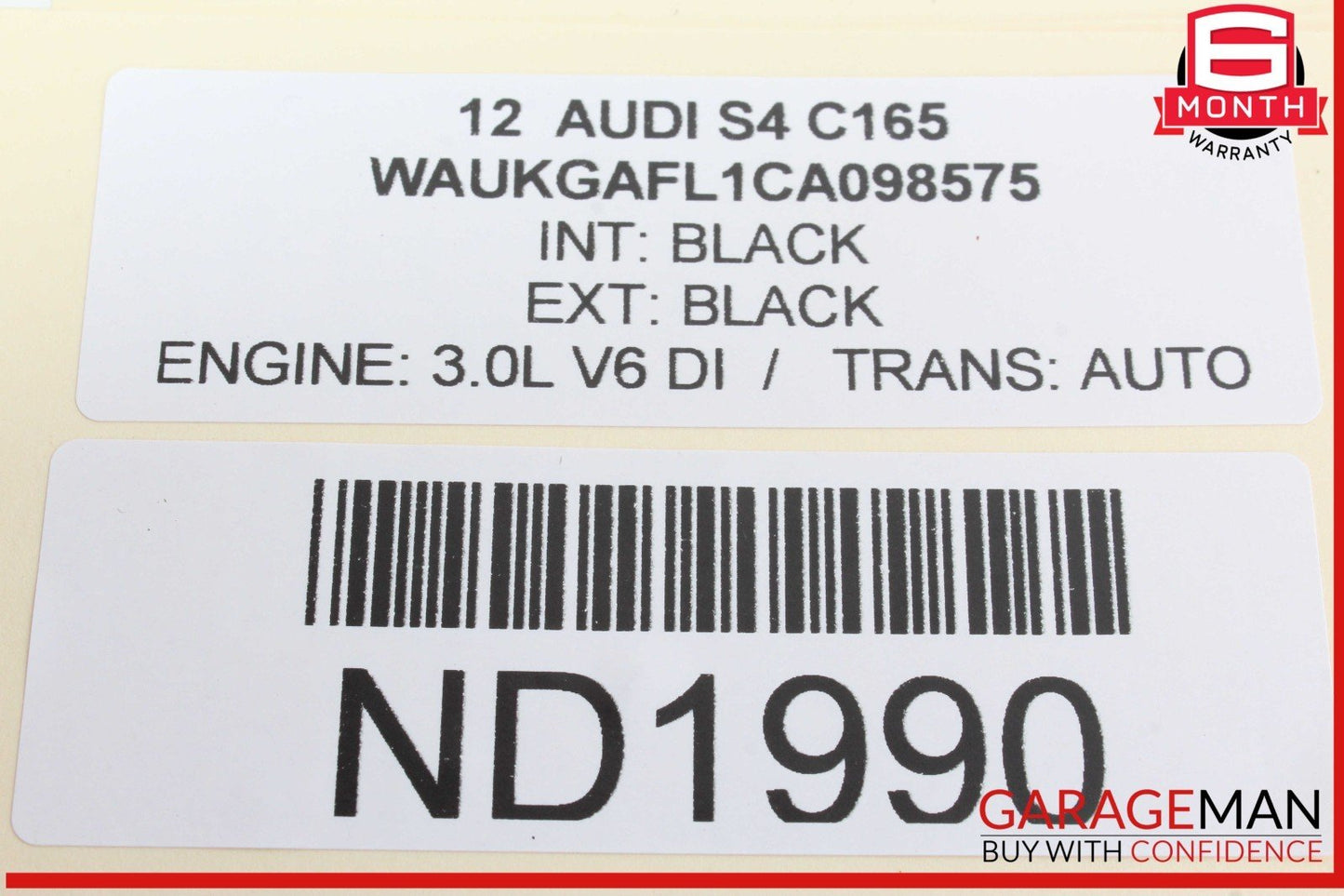 09-12 Audi S4 Rear Right Passenger Side Lane Change Assist Control Module OEM