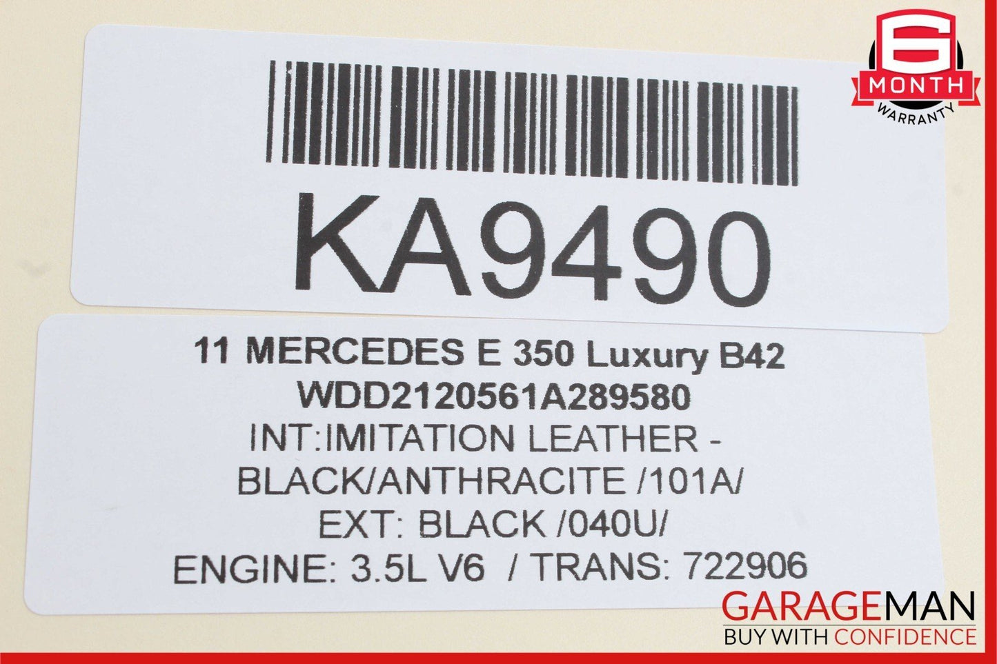 08-18 Mercedes CLS400 E550 E350 C350 Rear Right Side Door Control Module Unit