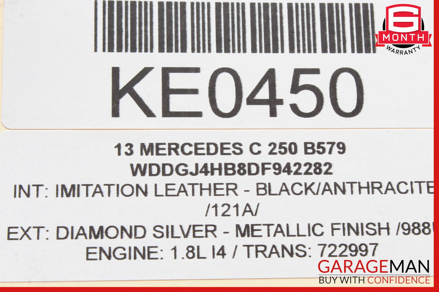 08-18 Mercedes W204 C250 GLK250 CLS550 Front Left Side Door Control Module OEM
