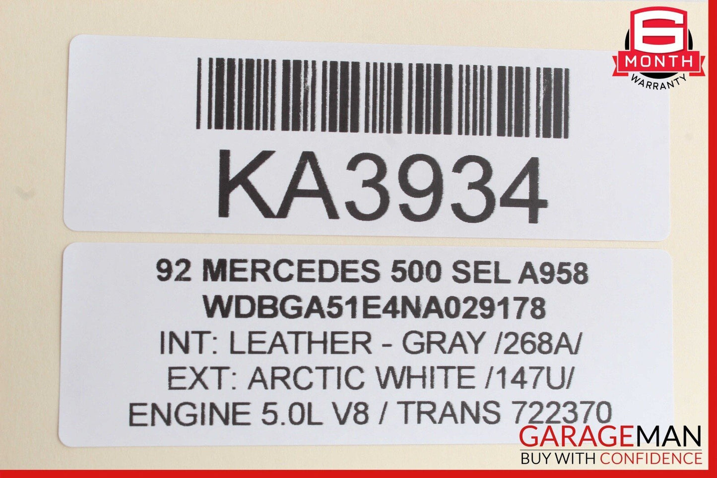 92-99 MERCEDES W140 500 SEL S600 HEATED SEATS CONTROL MODULE RELAY OEM