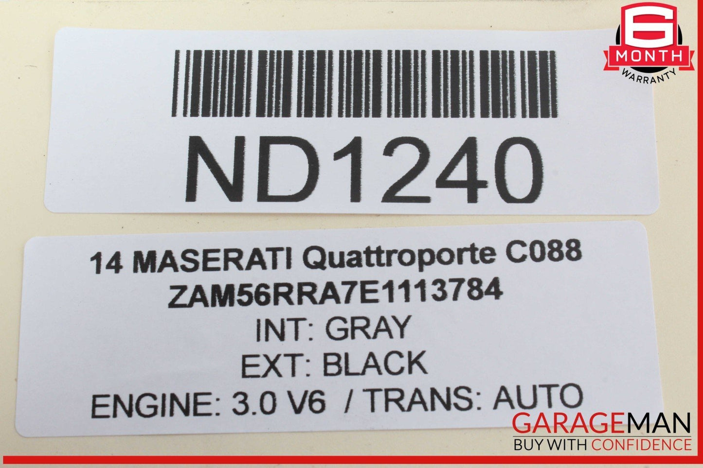 14-17 Maserati Quattroporte Front Left Driver Side Seat Control Module Unit OEM