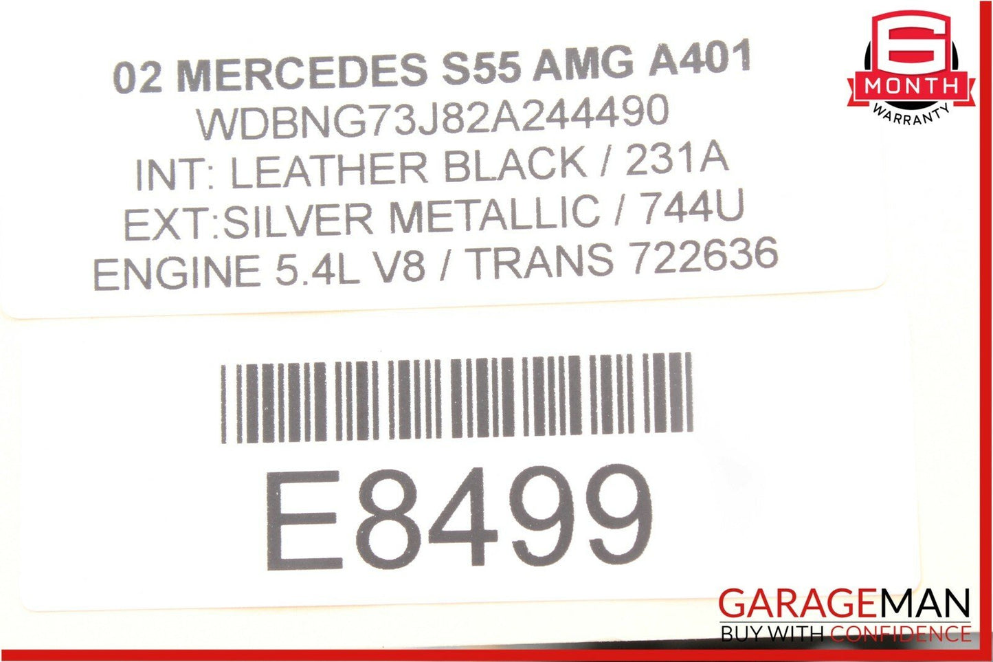 00-06 Mercedes W220 S600 S55 AMG CL500 Park Assist Parktronic Control Module OEM