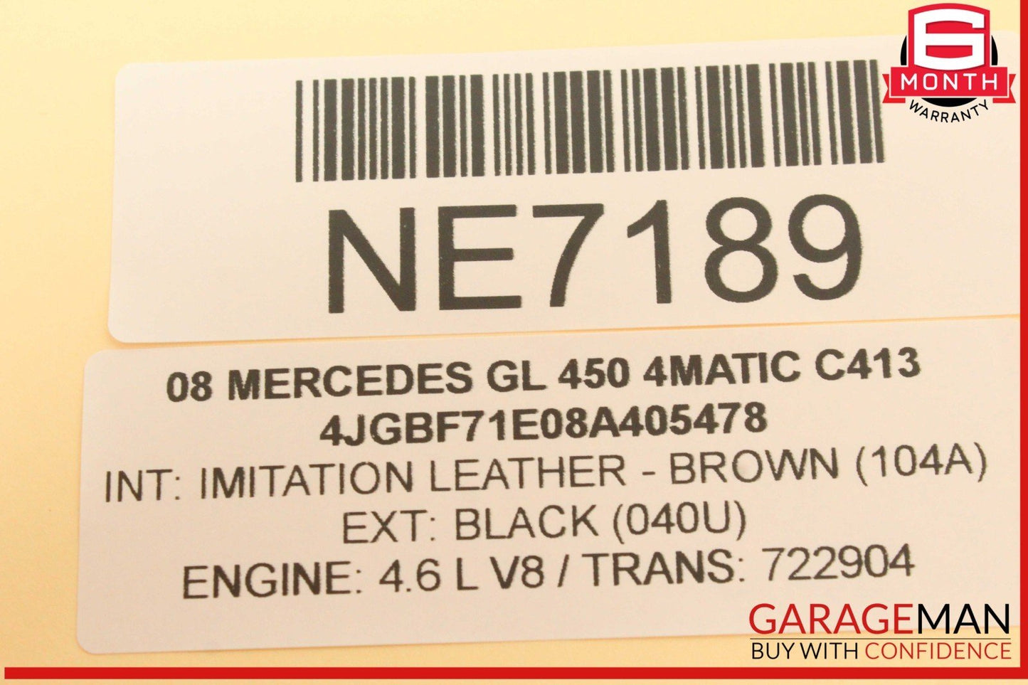 06-10 Mercedes X164 GL450 4MATIC Parktronic Park Assist PDC Control Module OEM