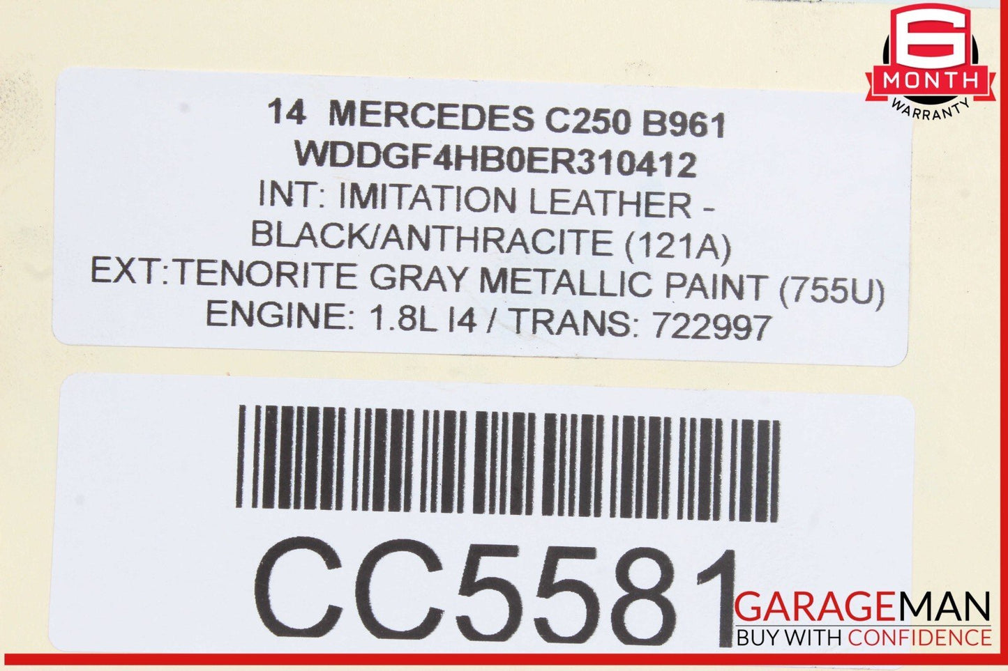 10-16 Mercedes W204 C250 E350 SL400 Rear Differential Diff Axle Carrier 3.07 OEM