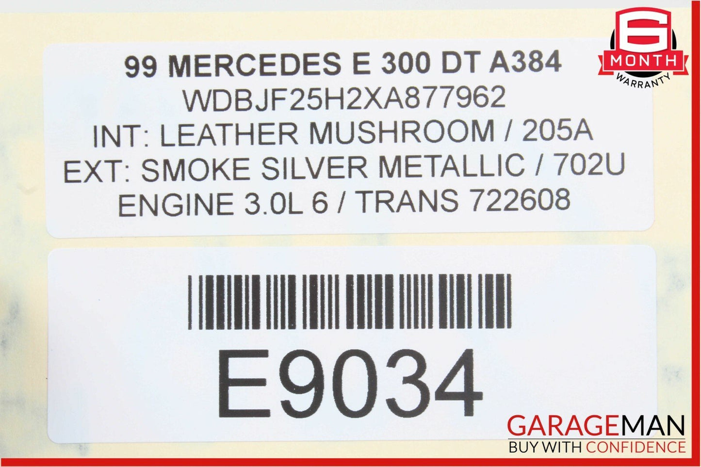 96-99 Mercedes W210 E300 AC A/C Air Conditioning Condenser OEM