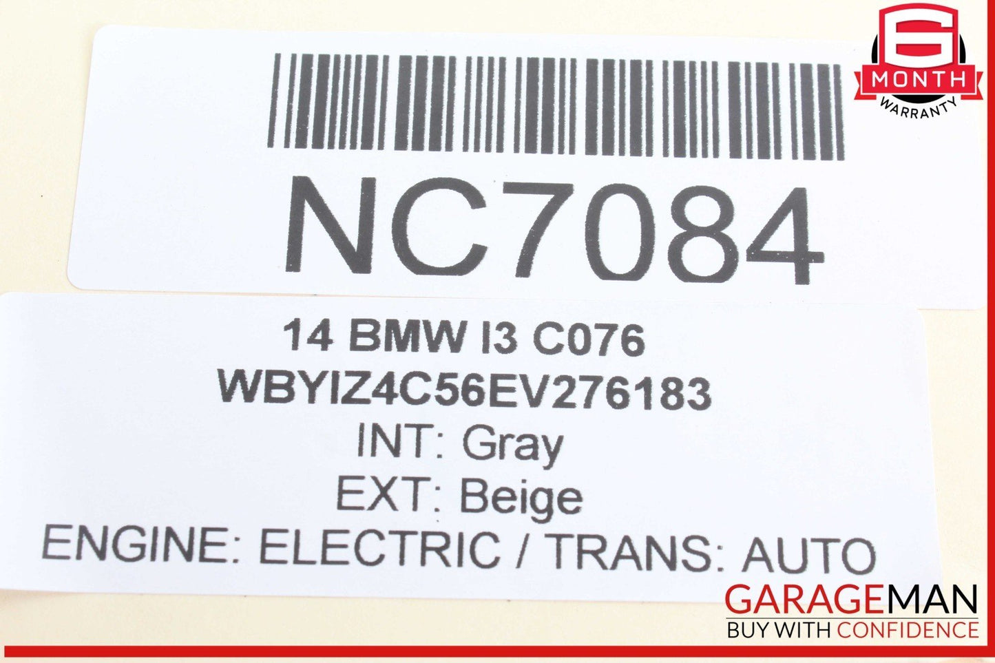 14-21 BMW i3 I01 Hybrid Rear Body Frame Crossmember Bar 6868859 OEM