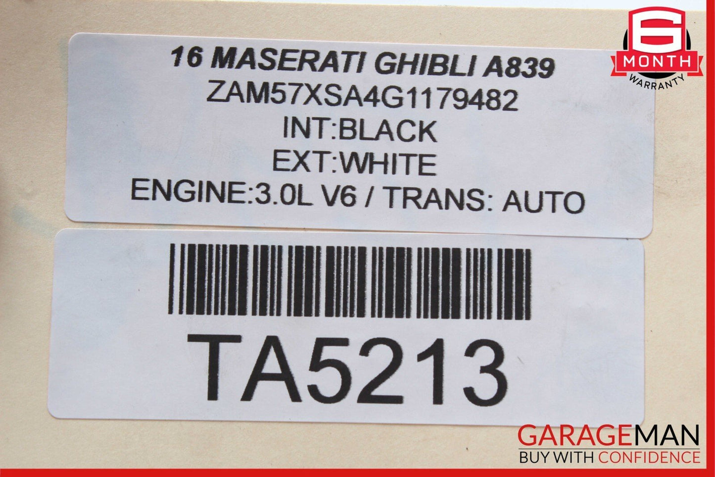 14-17 Maserati Ghibli Anti Lock ABS Brake Pump Module Unit 670032973 OEM