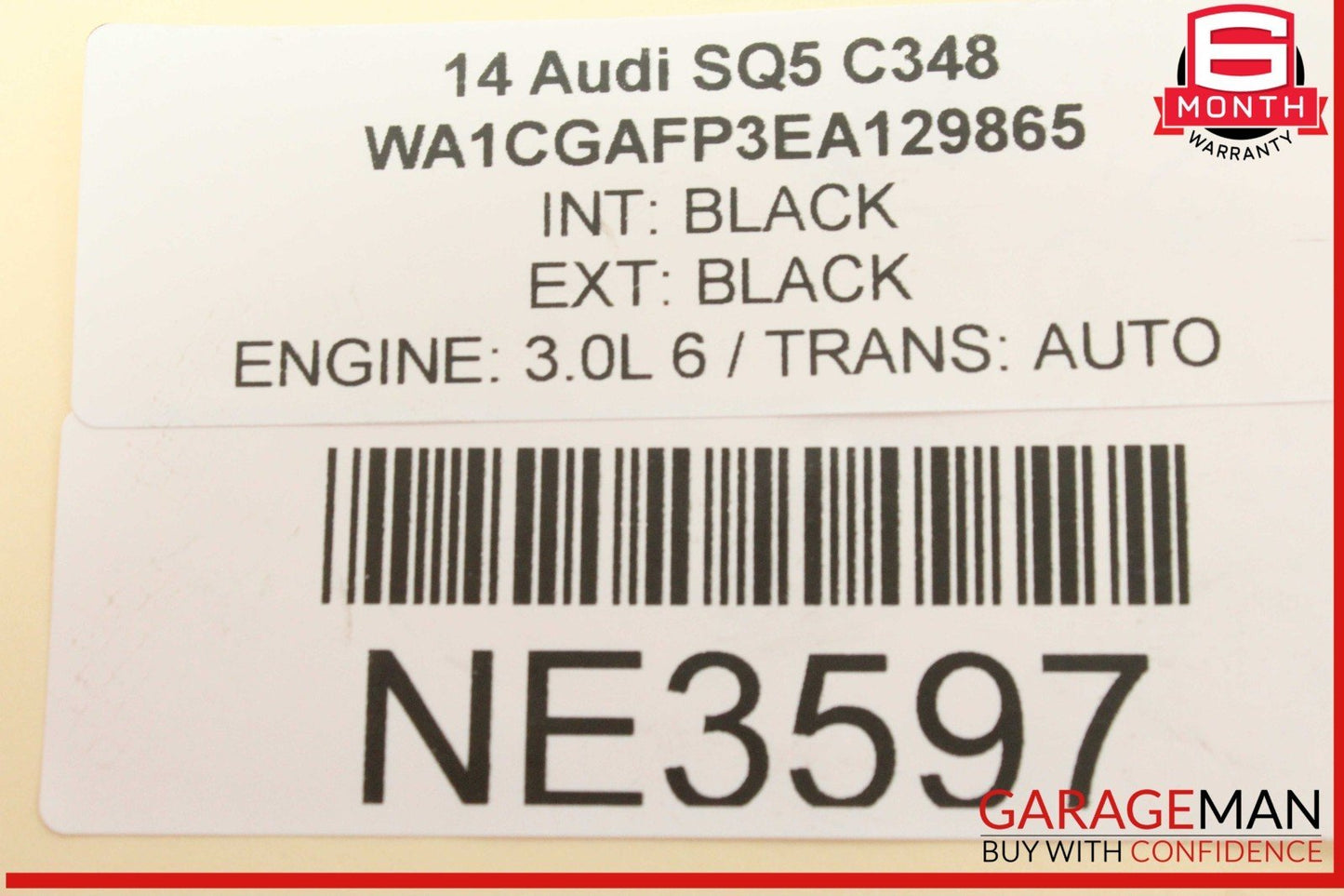 09-17 Audi SQ5 Q5 Front Left Driver Side Upper Rearward Control Arm OEM