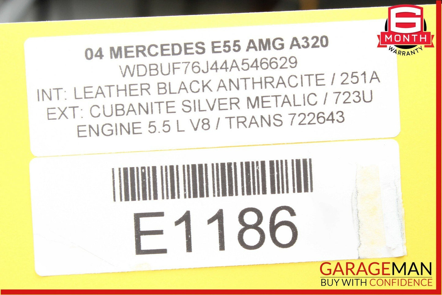 03-06 Mercedes W211 E320 E55 AMG Front Right Side Tweeter Speaker Trim Cover OEM