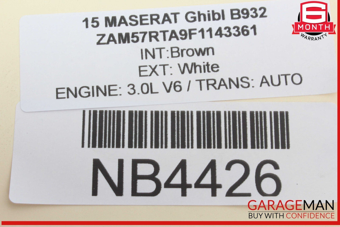 14-17 Maserati Ghibli Rear Right Side Drive Axle CV Shaft Driveshaft AWD