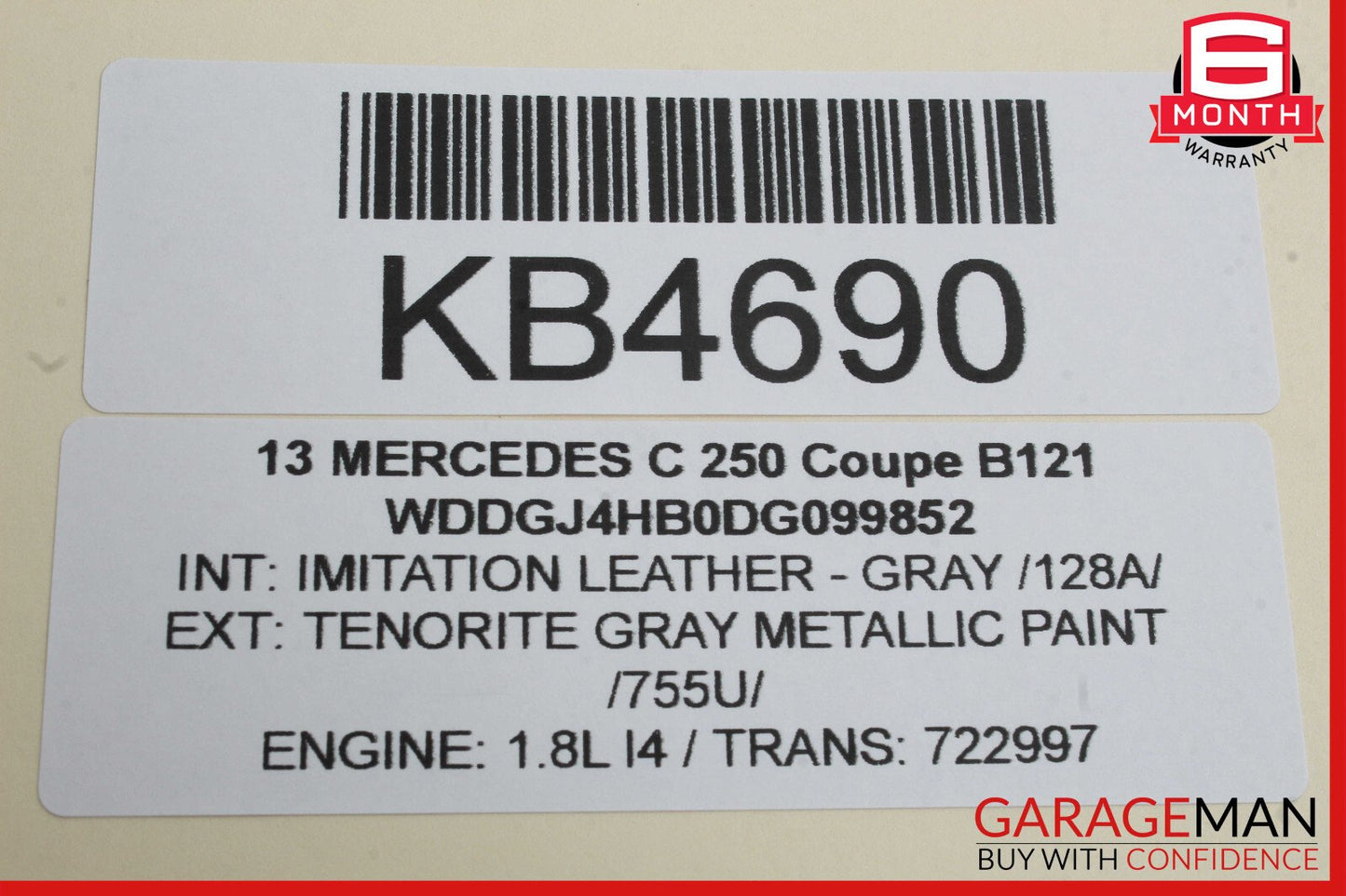 08-18 Mercedes W204 C250 CLS550 Front Left Side Door Control Module OEM