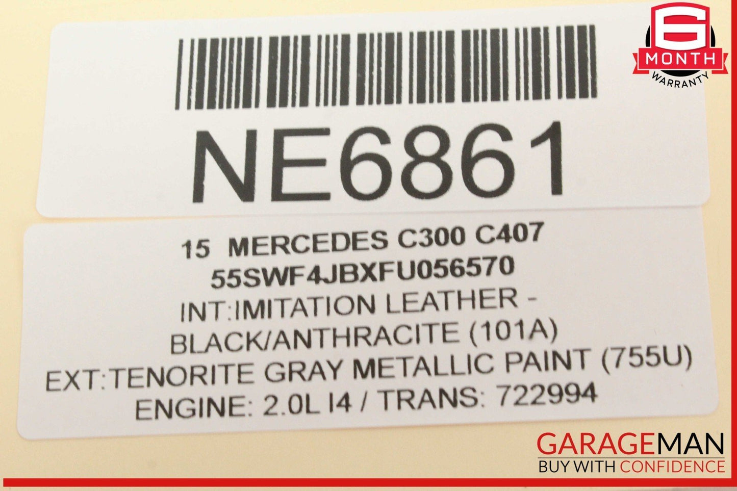 15-20 Mercedes W205 C300 Front Left Driver Side Dash AC Air Vent 2058303900 OEM