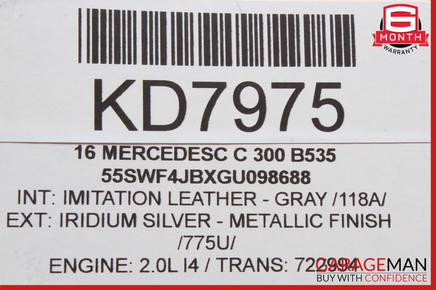 16-19 Mercedes W205 C300 C350e Front Left Side Door Control Module Unit OEM