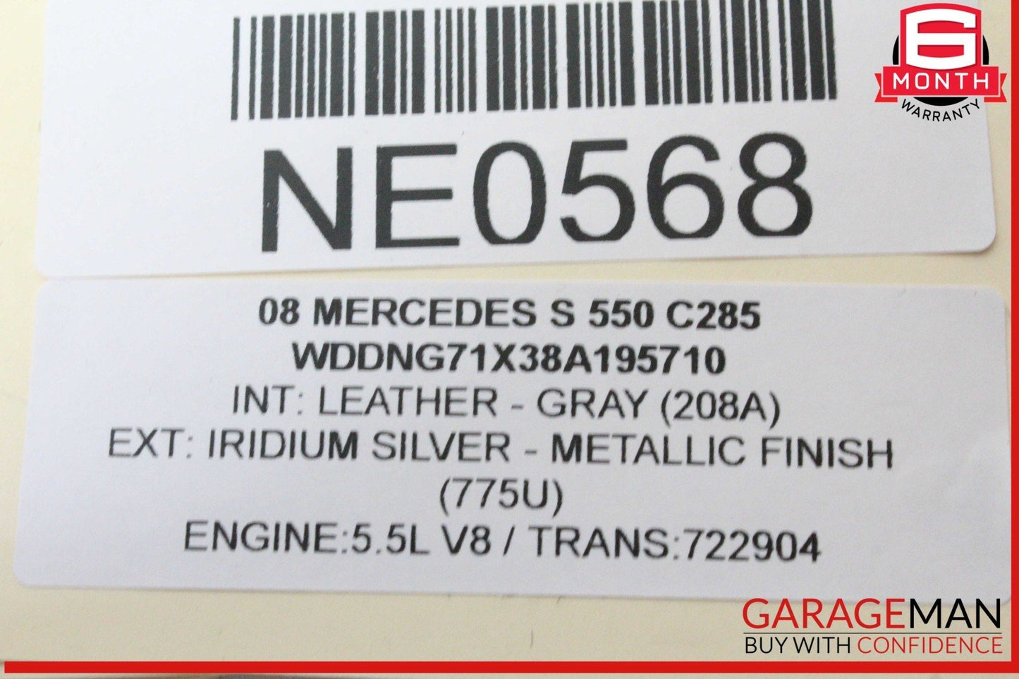 07-10 Mercedes W221 S550 S600 Keyless Go Control Module Unit 2218707392 OEM