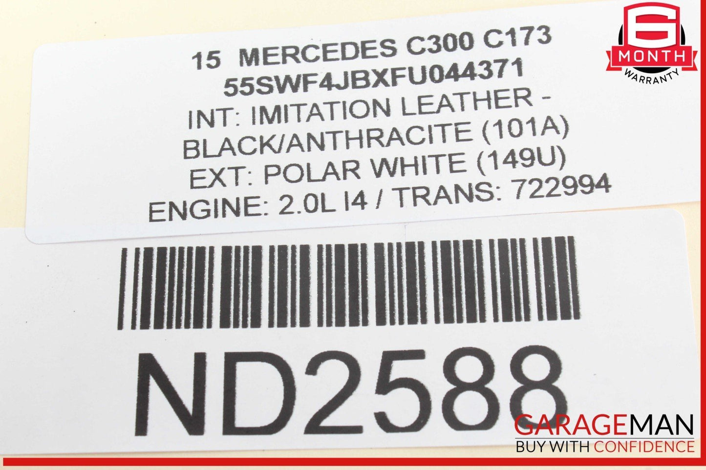 15-20 Mercedes W205 C300 Rear Left or Right Suspension Lower Control Arm OEM
