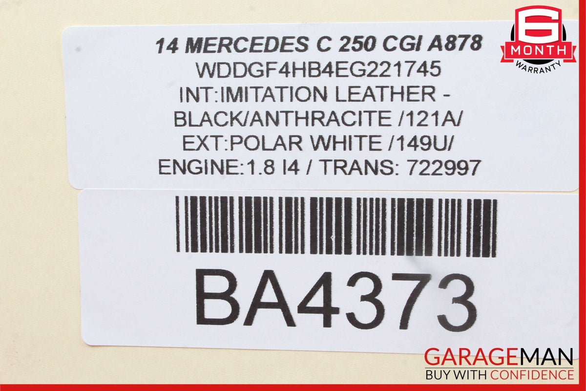 08-14 Mercedes W204 C250 E350 C300 Front Right Door Lock Latch Actuator OEM